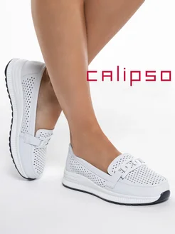 Мокасины женские белые Calipso 391321909 купить за 2 464 ₽ в интернет‑магазине Wildberries