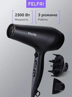 Фен профессиональный для волос с насадками мощный FELFRI 401846338 купить за 1 596 ₽ в интернет‑магазине Wildberries