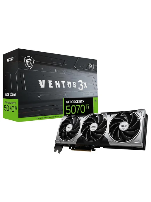 PNY PNY GeForce RTX 5070 Ti 16GB GDDR7 ARGB EPIC-X RGB Overclocked Triple Fan
